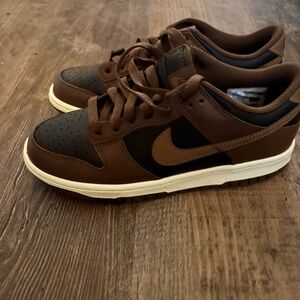 Nike Dunk Low Youth Size 6 Brown Black